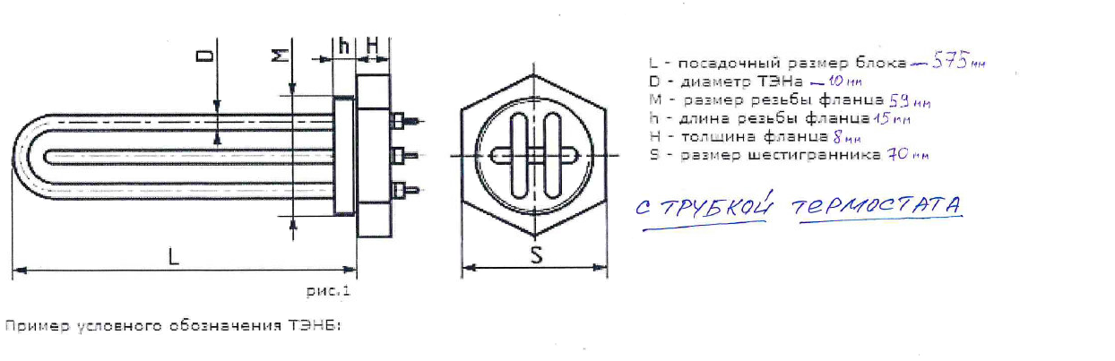 Блок тэн 2" — оригинальное фото изделия