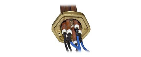 Блок ТЭН 3,0 кВт - G 1.5, код 0020107594 — габаритный чертёж и характеристики