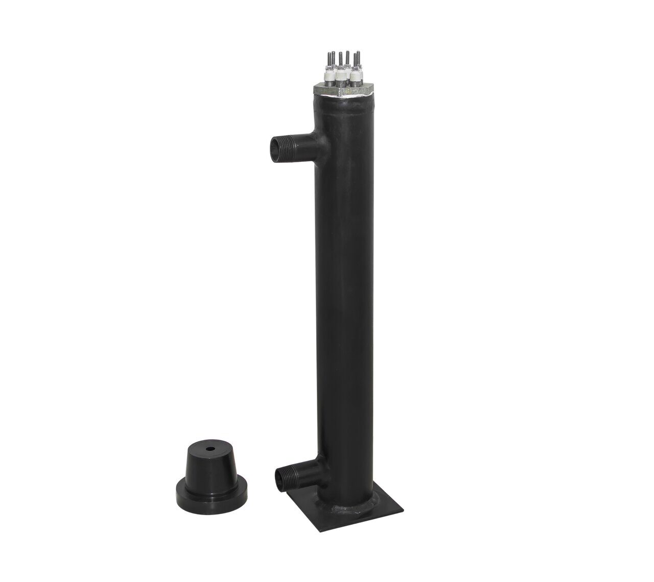 Проточный водонагреватель G 1 1/2" (48мм) из черного металла — габаритный чертёж и характеристики