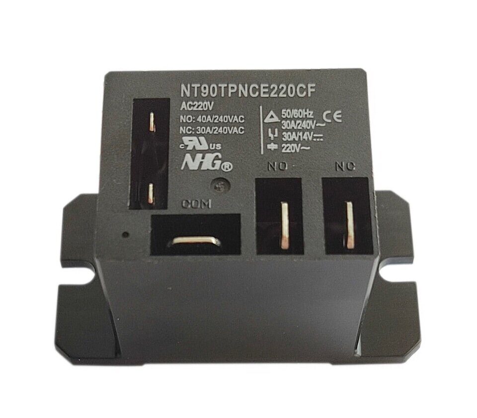 Реле NT90TPNCE220CF 30А (с закрытыми контактами) — дополнительное фото / маркировка
