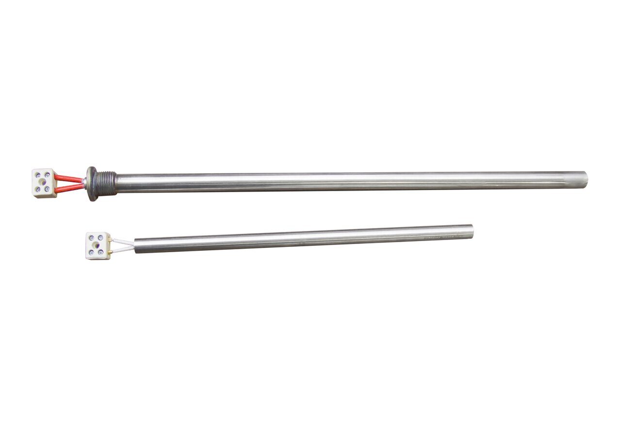 ТЭН G 1/2" (21,3 мм)(трубка тэна нерж AISI 304 ) -900Вт, 220В, L-270мм — габаритный чертёж и характеристики