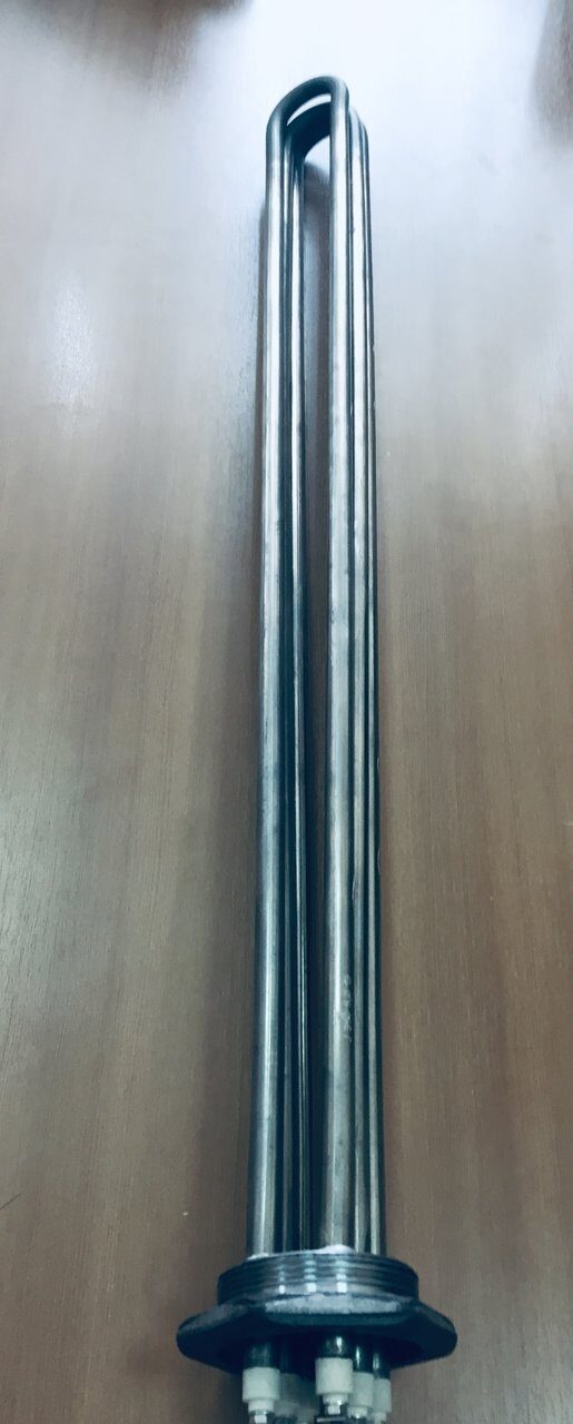 ТЭНБ G2,5", 24000Вт (ТЭН 160А13/24 (8 кВтх3) J 380) L=80см нерж. — габаритный чертёж и характеристики