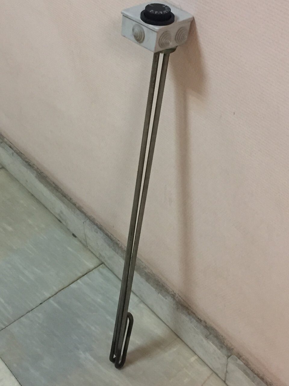 ТЭНБ с терморегулятором-5,0 кВт(G 1 1/2", ТЭН 220 J тер-т) L=90см,рабочая зона 30см, для воды — дополнительное фото / маркировка
