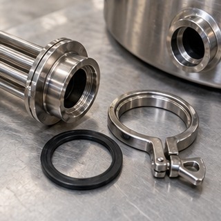 Съёмный ТЭН Tri-Clamp: доработка пивоваренного котла