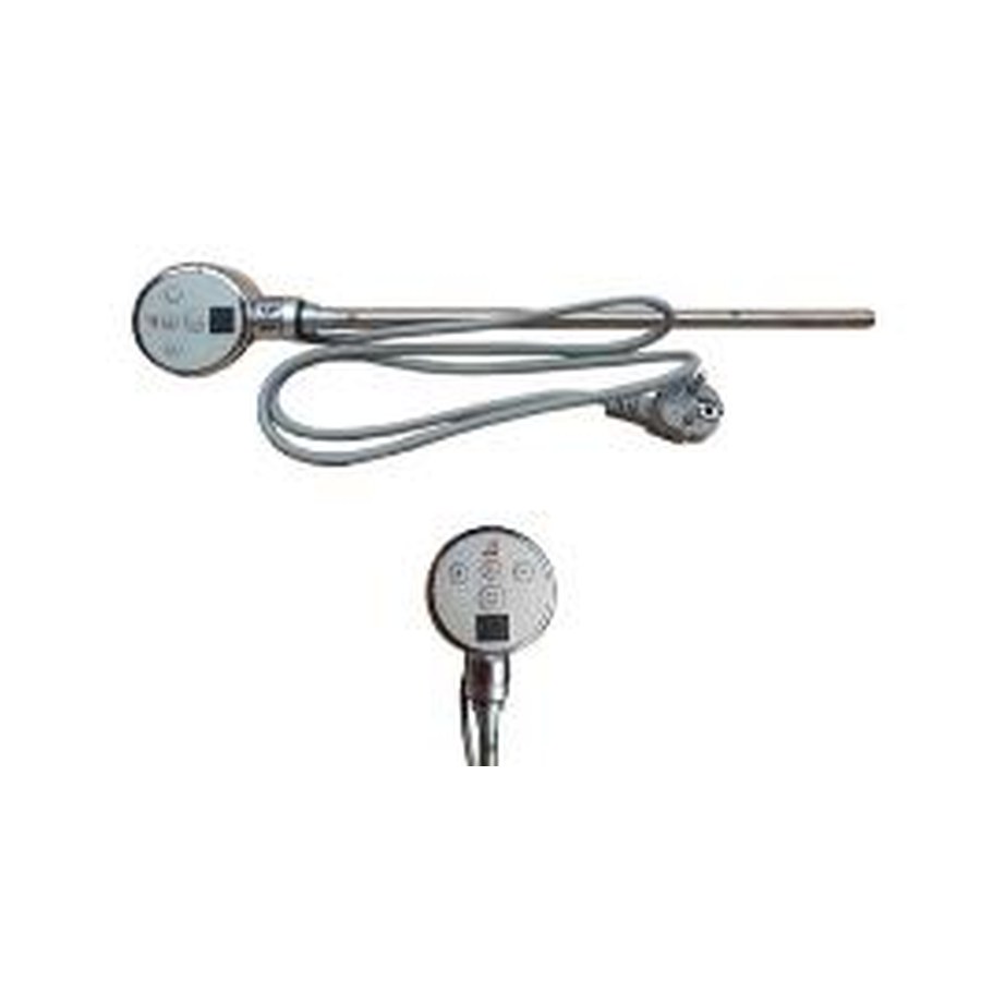 Тэн патронный нержавейка 220V- 600W (Хром) (на резьбе 1/2") с цифровым терморегулятором для радиаторов, полотенцесушителей, Sinan, Турция Тэн патронный нержавейка 220V- 600W (Хром) (на резьбе 1/2") с цифровым терморегулятором для радиаторов, полотенцесушителей, Sinan, Турция
