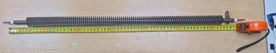Тэн оребренный ТЭНР-65 А10/1,85 О 220 (КЭВ-21,24) с крепежной пластиной с отверстием Тэн оребренный ТЭНР-65 А10/1,85 О 220 (КЭВ-21,24) с крепежной пластиной с отверстием