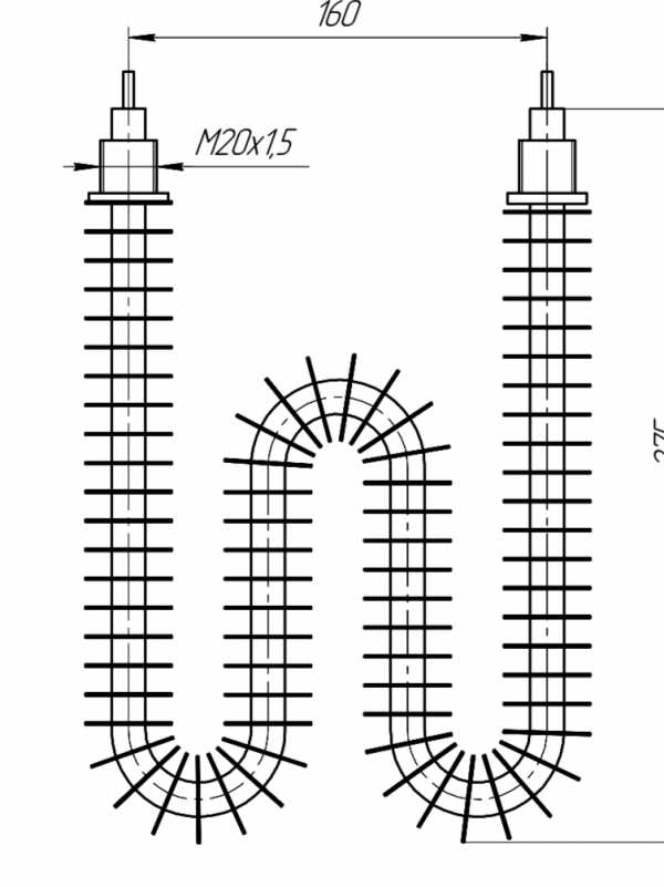 ТЭН 80А13/1,2Т220 ТЭН 80А13/1,2Т220