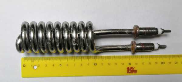 тэн спиральный 3 кВт, 220V, нержавейка. тэн спиральный 3 кВт, 220V, нержавейка.