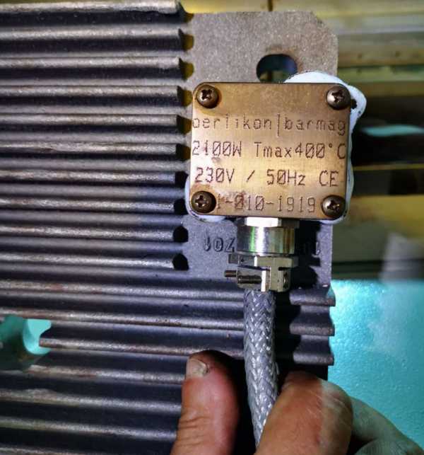 ТЭН в алюминиевом корпусе 2230 V/ 50Hz, 2100W, T max 400 градусов С ТЭН в алюминиевом корпусе 2230 V/ 50Hz, 2100W, T max 400 градусов С