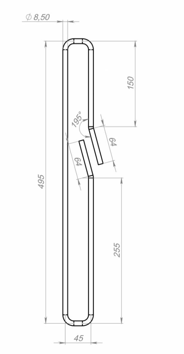 ТЭН 495 мм Преднагрева Multivac 2974 ТЭН 495 мм Преднагрева Multivac 2974