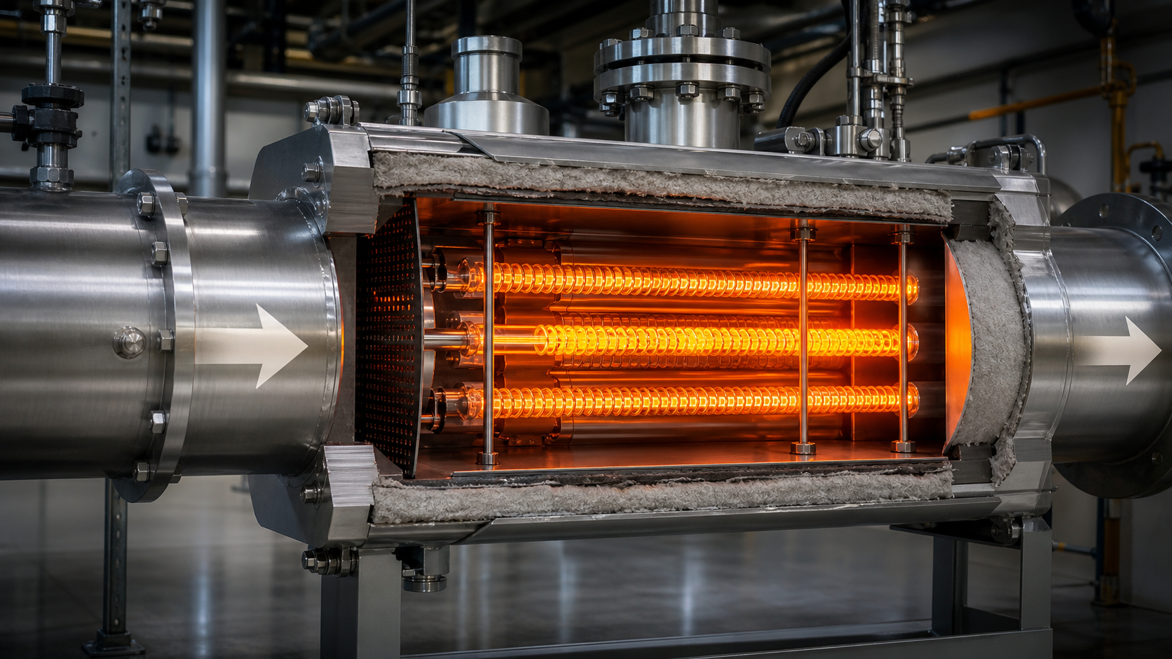 Прямой нагрев газа до 1100 °C: что Kanthal Flow Heater меняет в расчёте воздухонагревателя