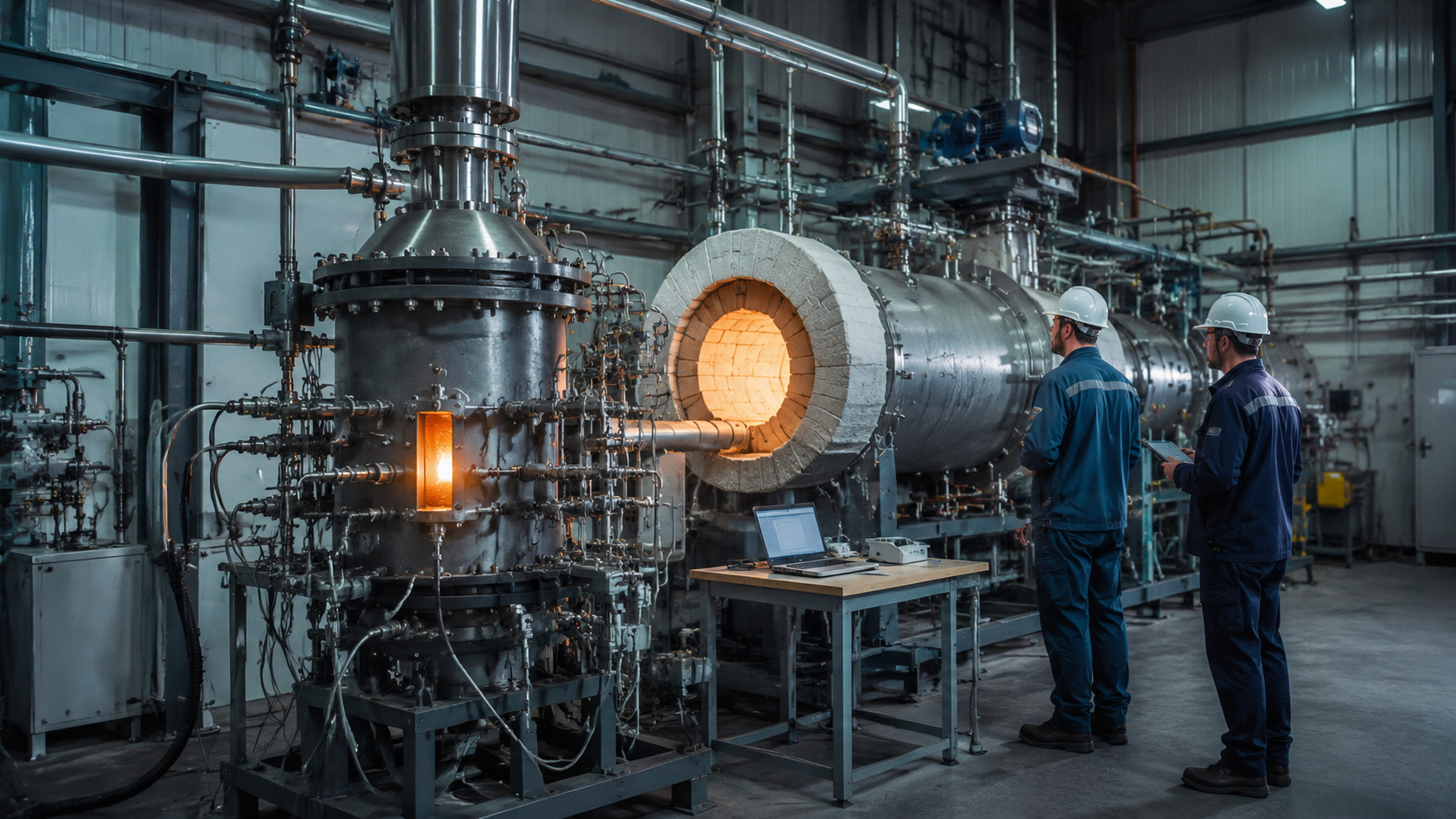 Кальцинация на электричестве: Kanthal тестирует зону 1200–1400 °C в проекте ELECTRA