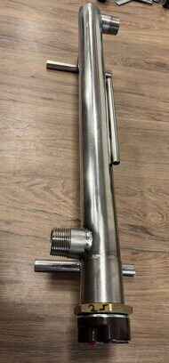Проточный нагреватель G 1 1/4" (42мм) AISI304 (исп. 2) — фото