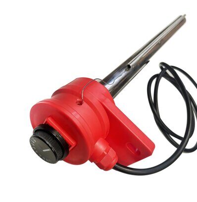 Погружной нагреватель с терморегулятором 315/0,4 – 220В (AISI 316) — фото